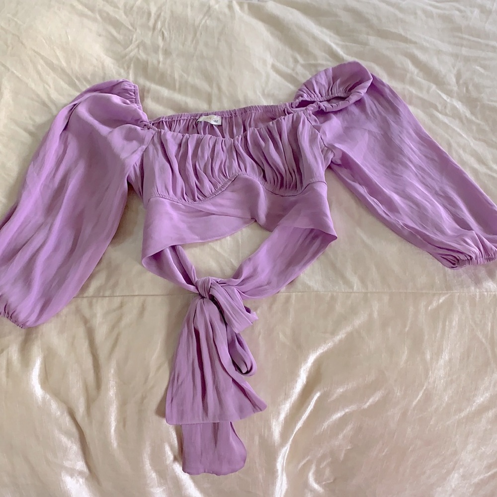 PURPLE CROP TOP💜💜💜